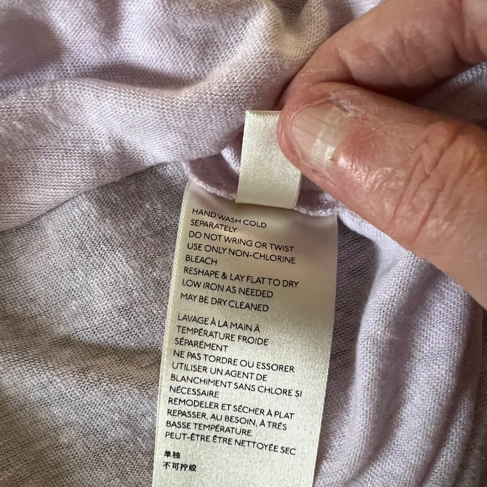 We The Free Lilac Oversized Tee Shirt - Picture 6 of 7